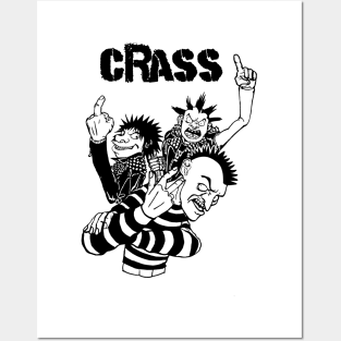 Punk Rock Man Of Crass Posters and Art